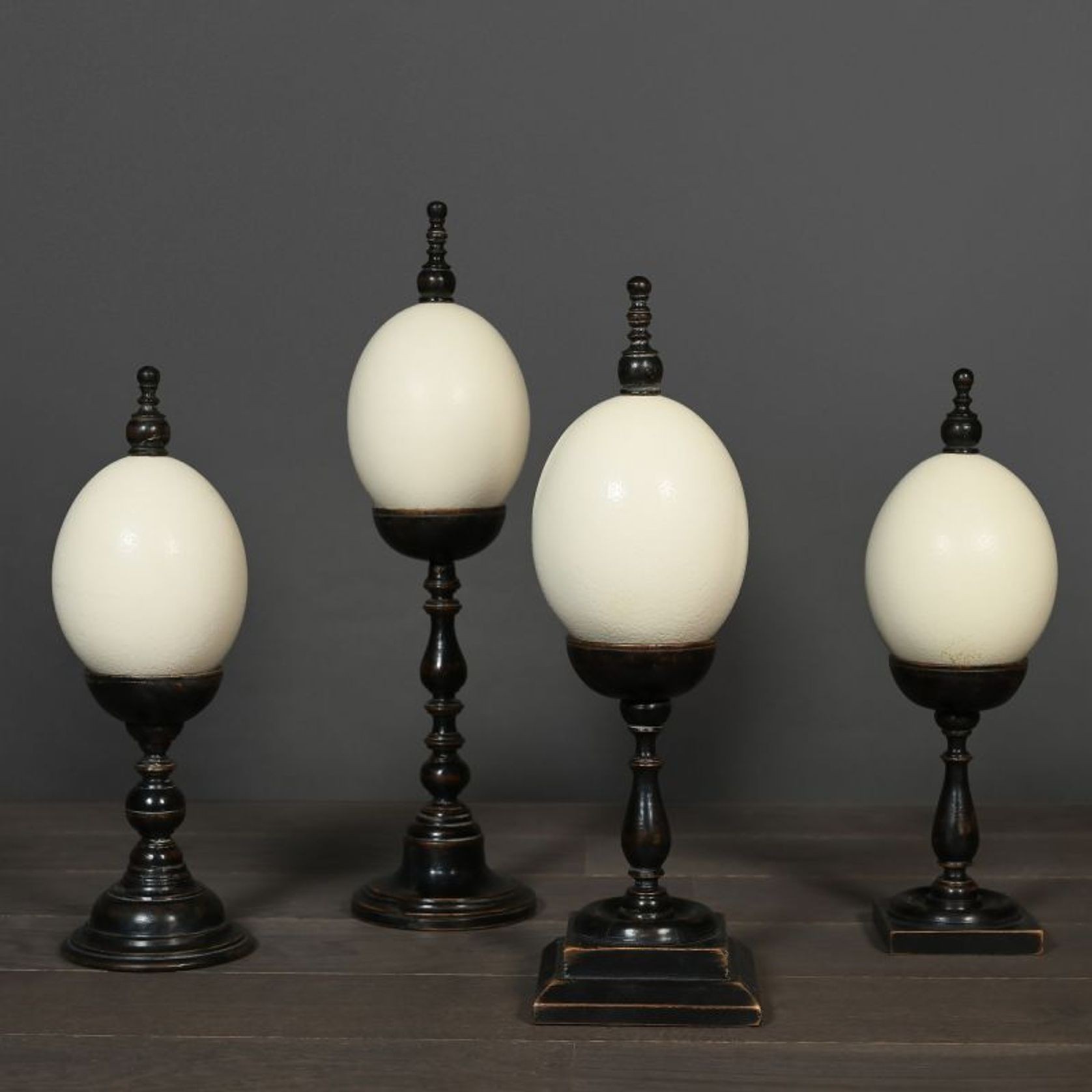 Ostrich Egg on Napoleon III Pedestal gallery detail image