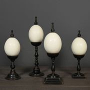 Ostrich Egg on Napoleon III Pedestal gallery detail image