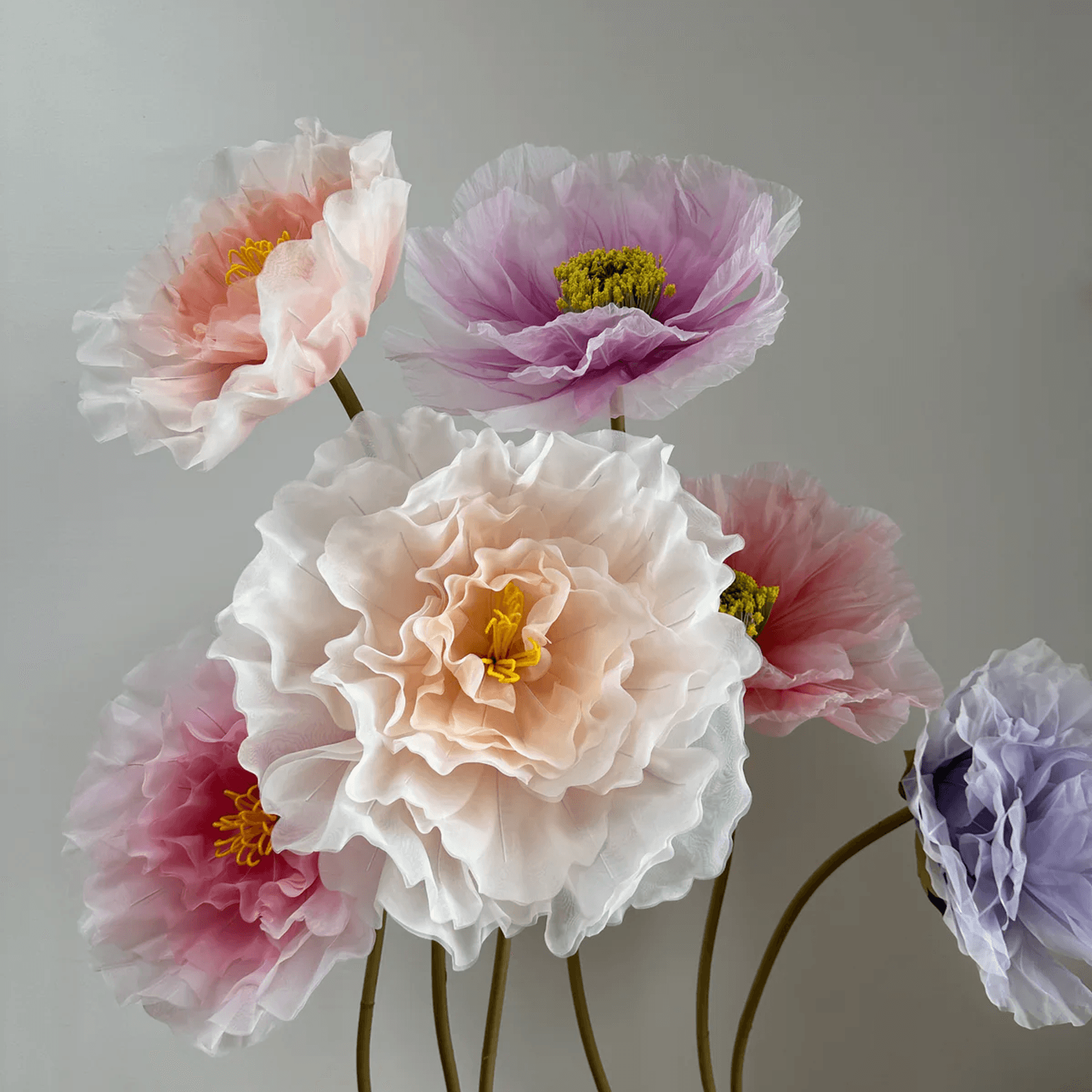 Giant Poppies on Stand Set gallery detail image