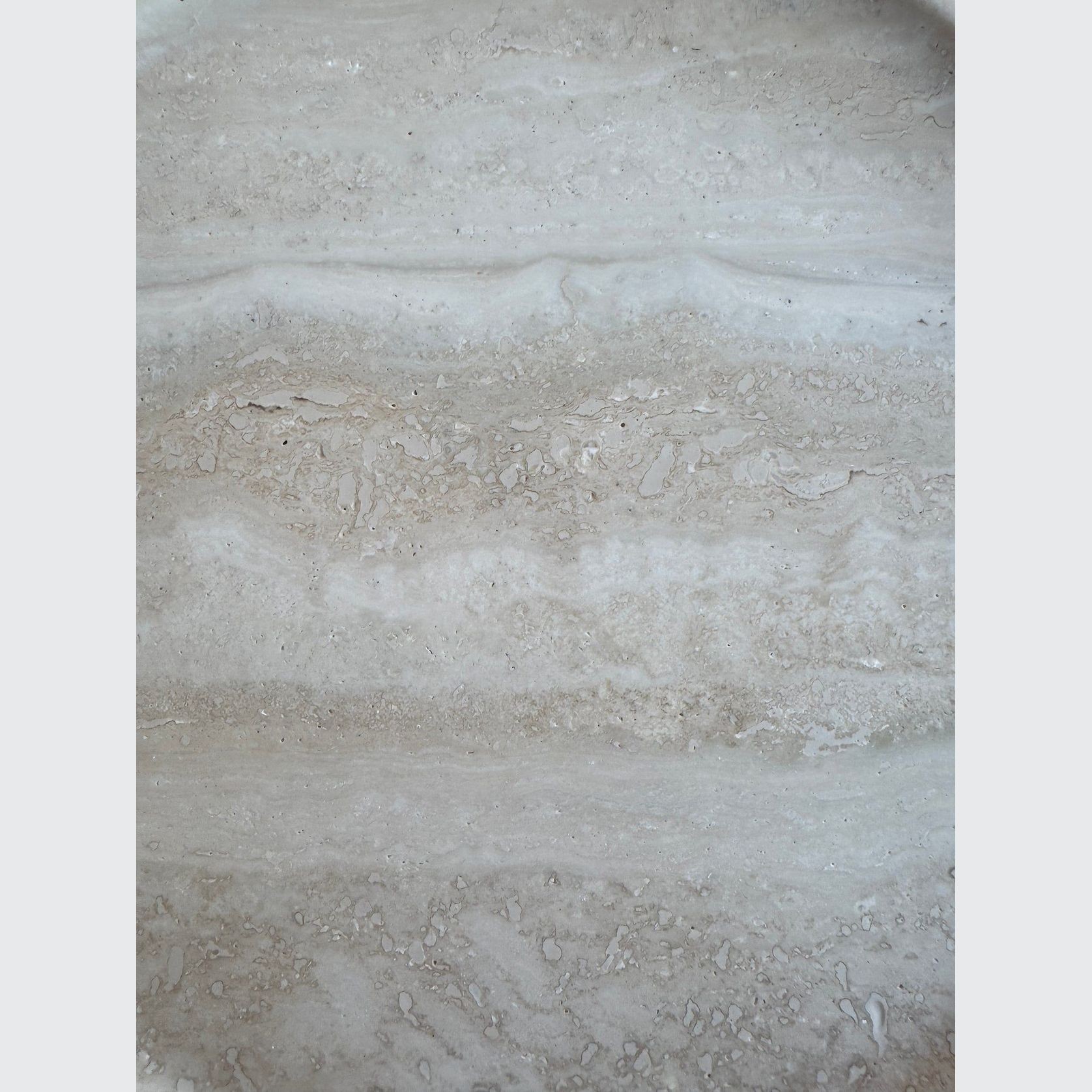 Round Tray - Veincut Travertine gallery detail image