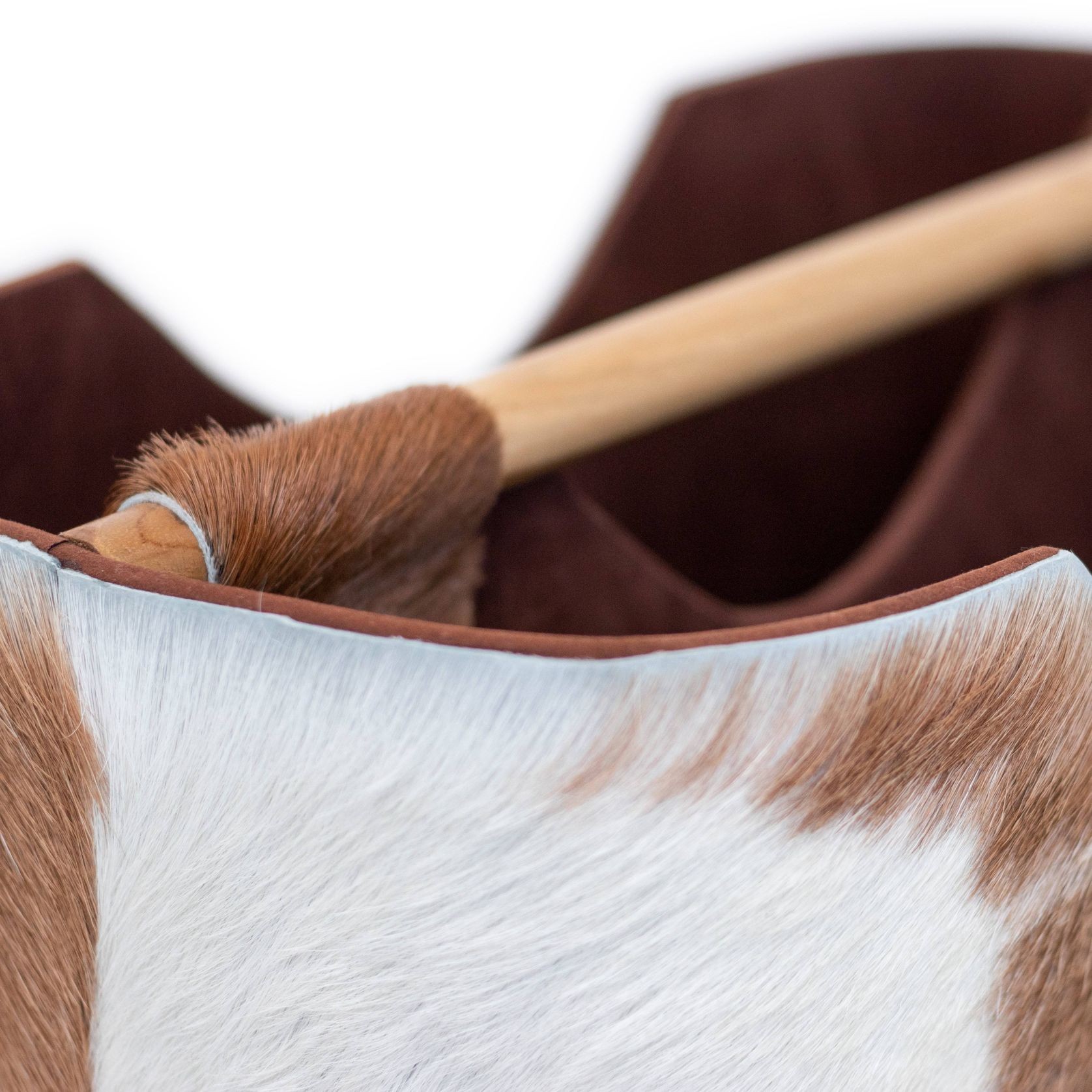 Leather Magazine Basket gallery detail image