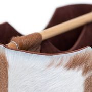 Leather Magazine Basket gallery detail image