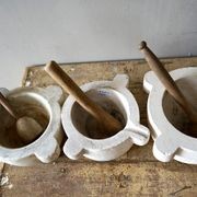 Antique French Marble Mortar & Pestle gallery detail image