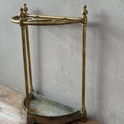 Antique French Brass Umbrella Stand gallery detail image