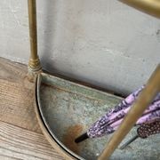Antique French Brass Umbrella Stand gallery detail image