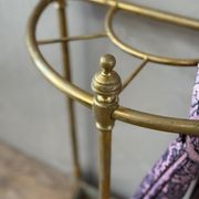 Antique French Brass Umbrella Stand gallery detail image