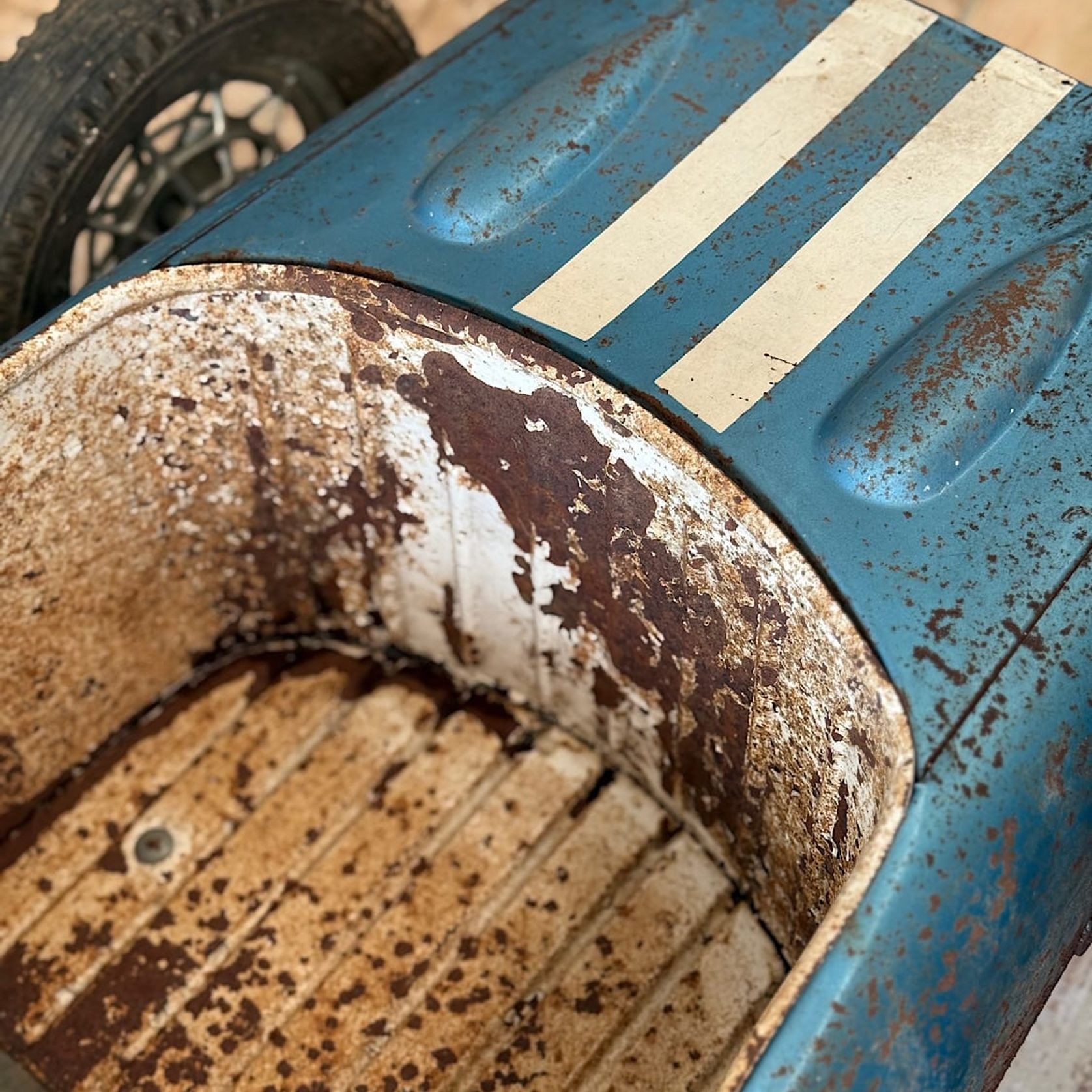 Vintage French Ferrari Pedal Car gallery detail image