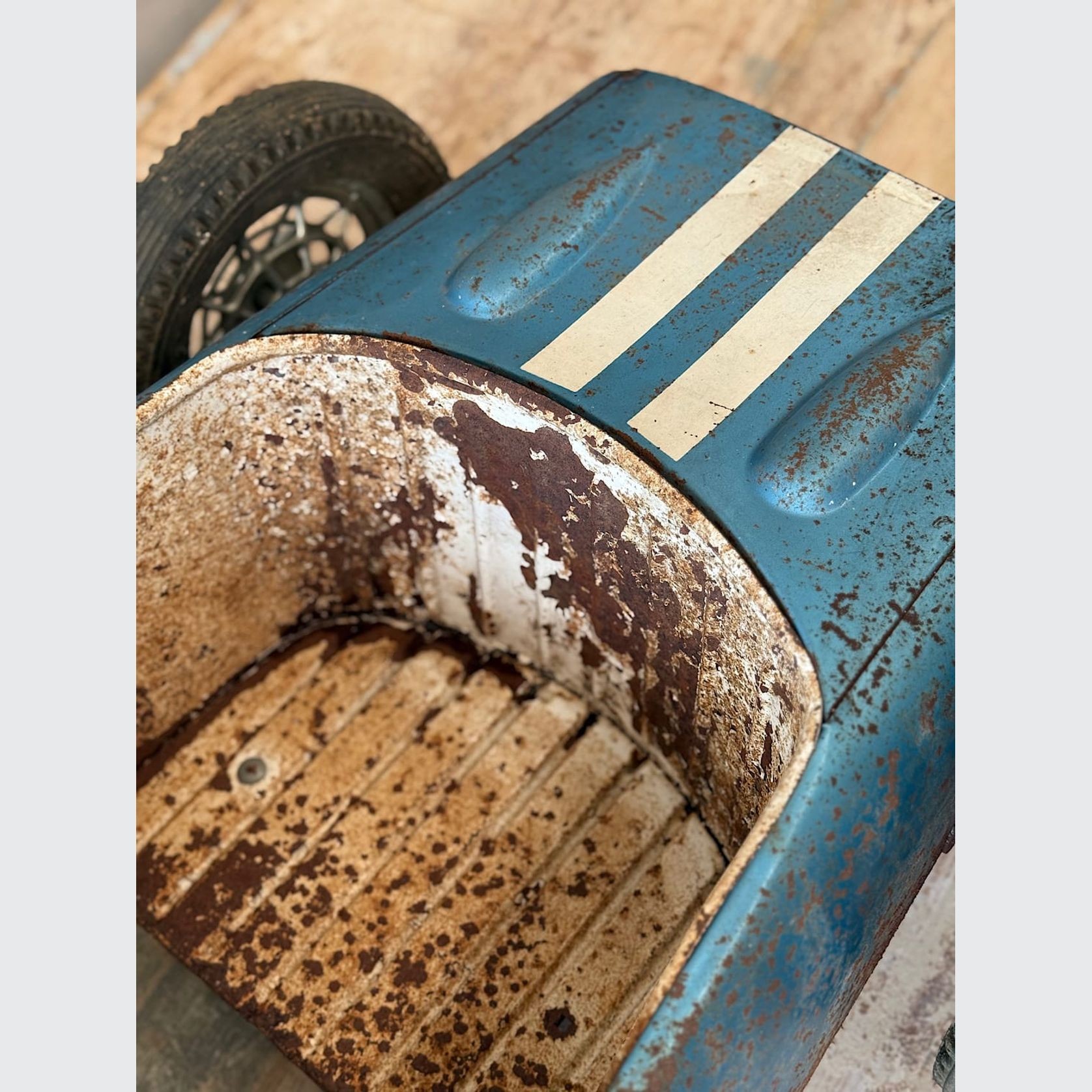 Vintage French Ferrari Pedal Car gallery detail image