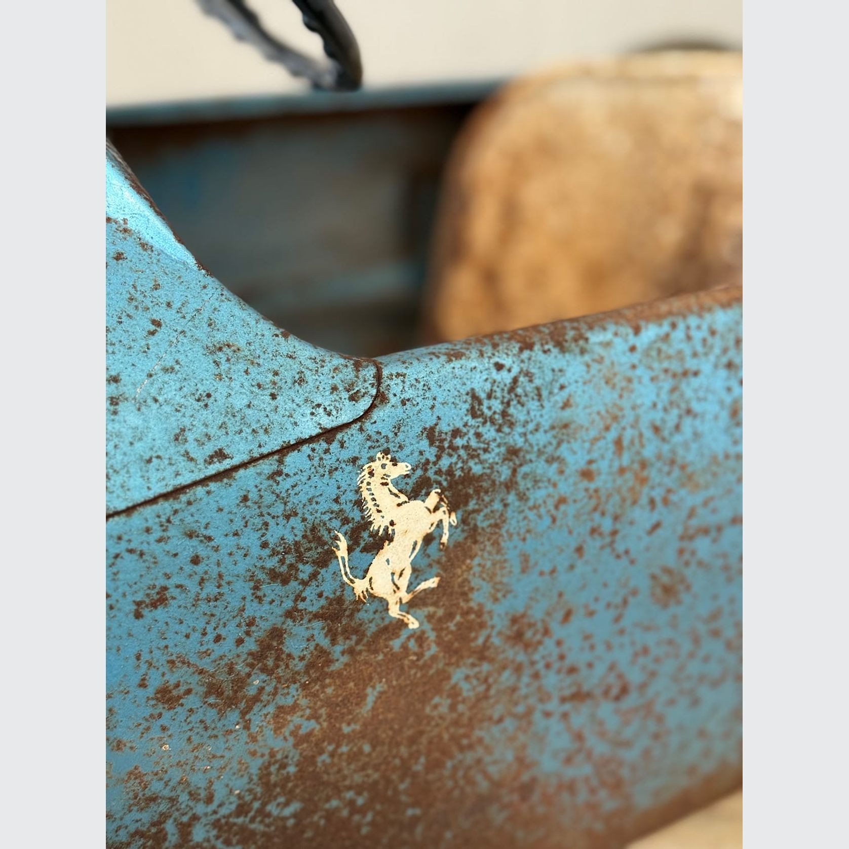 Vintage French Ferrari Pedal Car gallery detail image