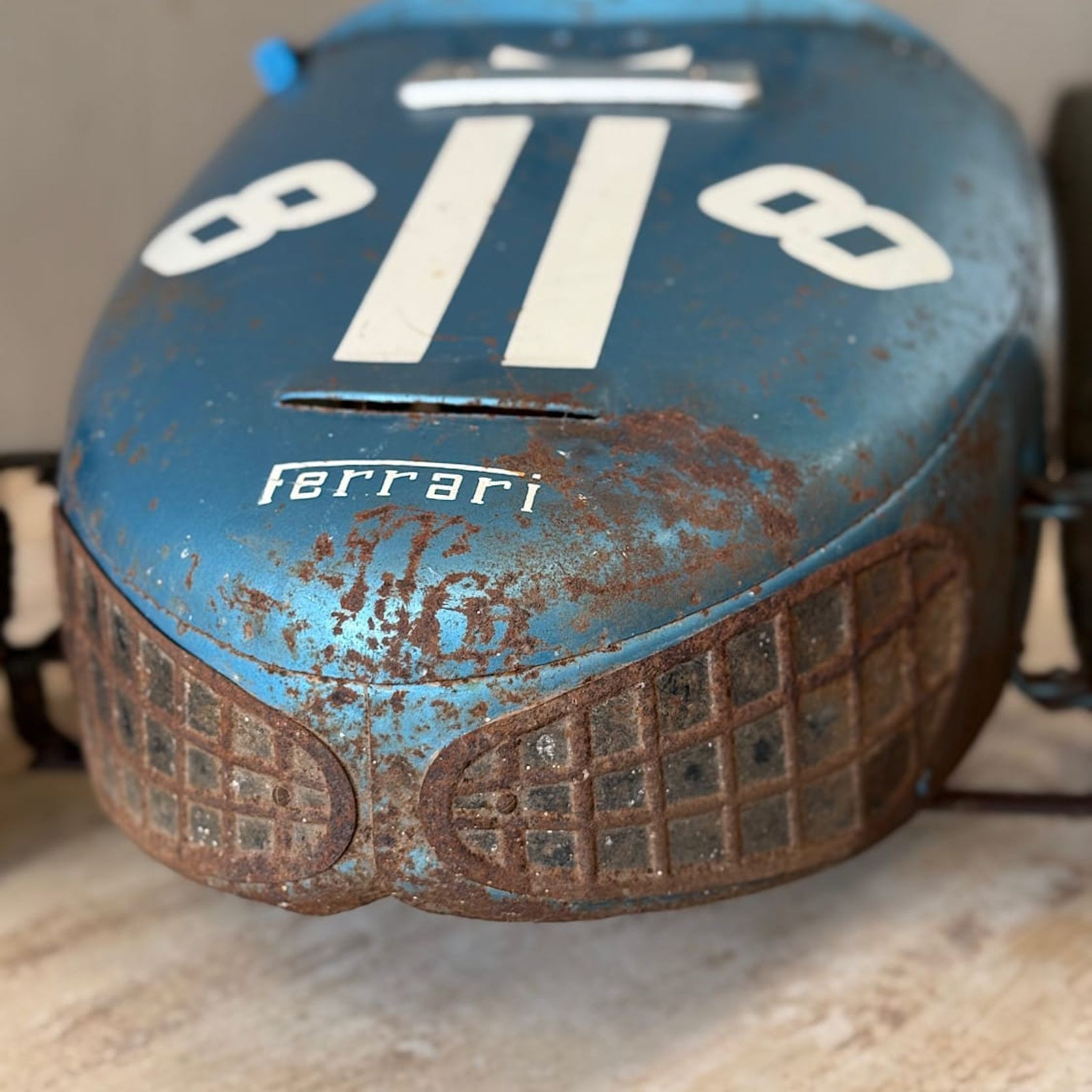 Vintage French Ferrari Pedal Car gallery detail image