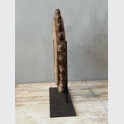 Large Antique Mounted Wooden Cog gallery detail image