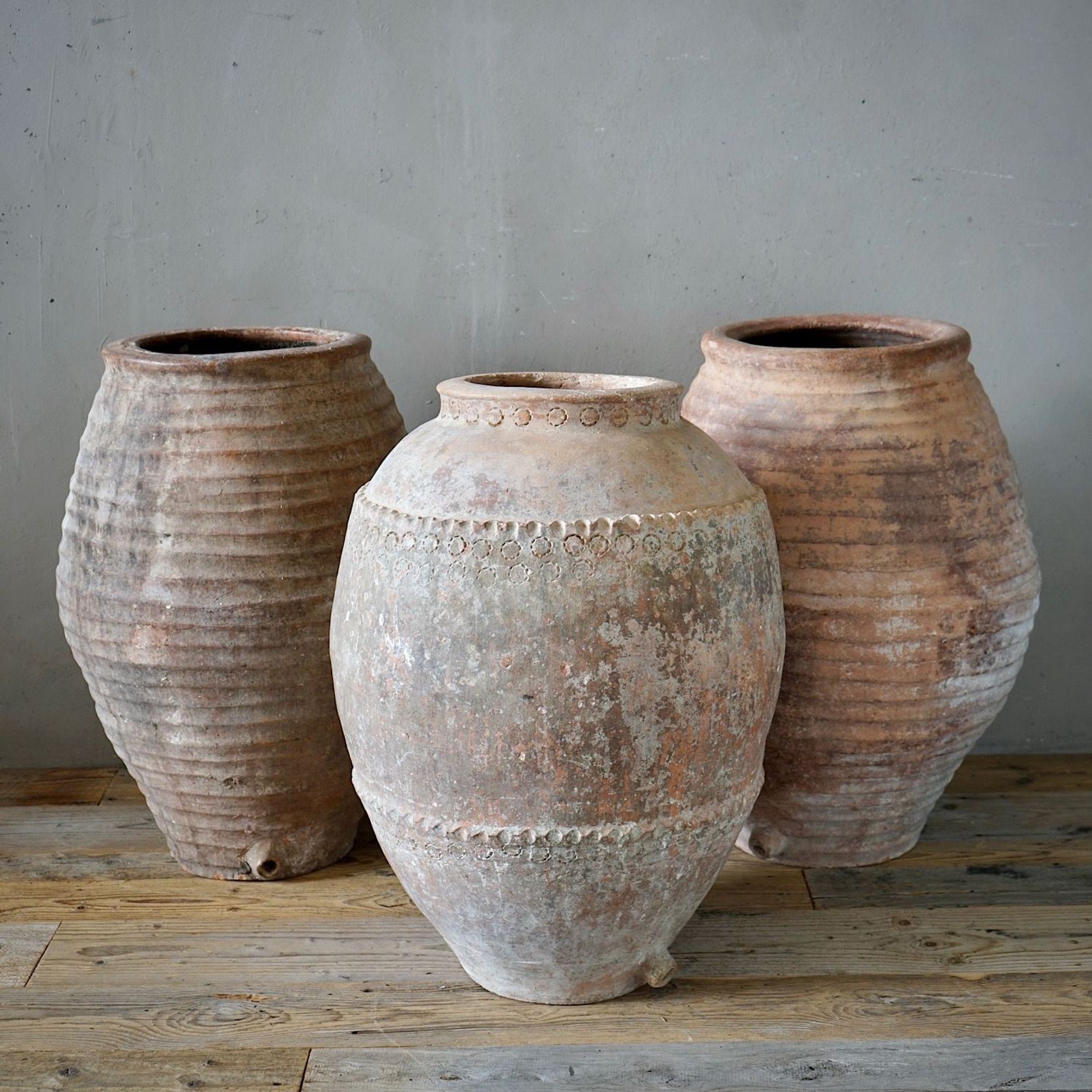 Large Spanish Terracotta Oil Jars gallery detail image