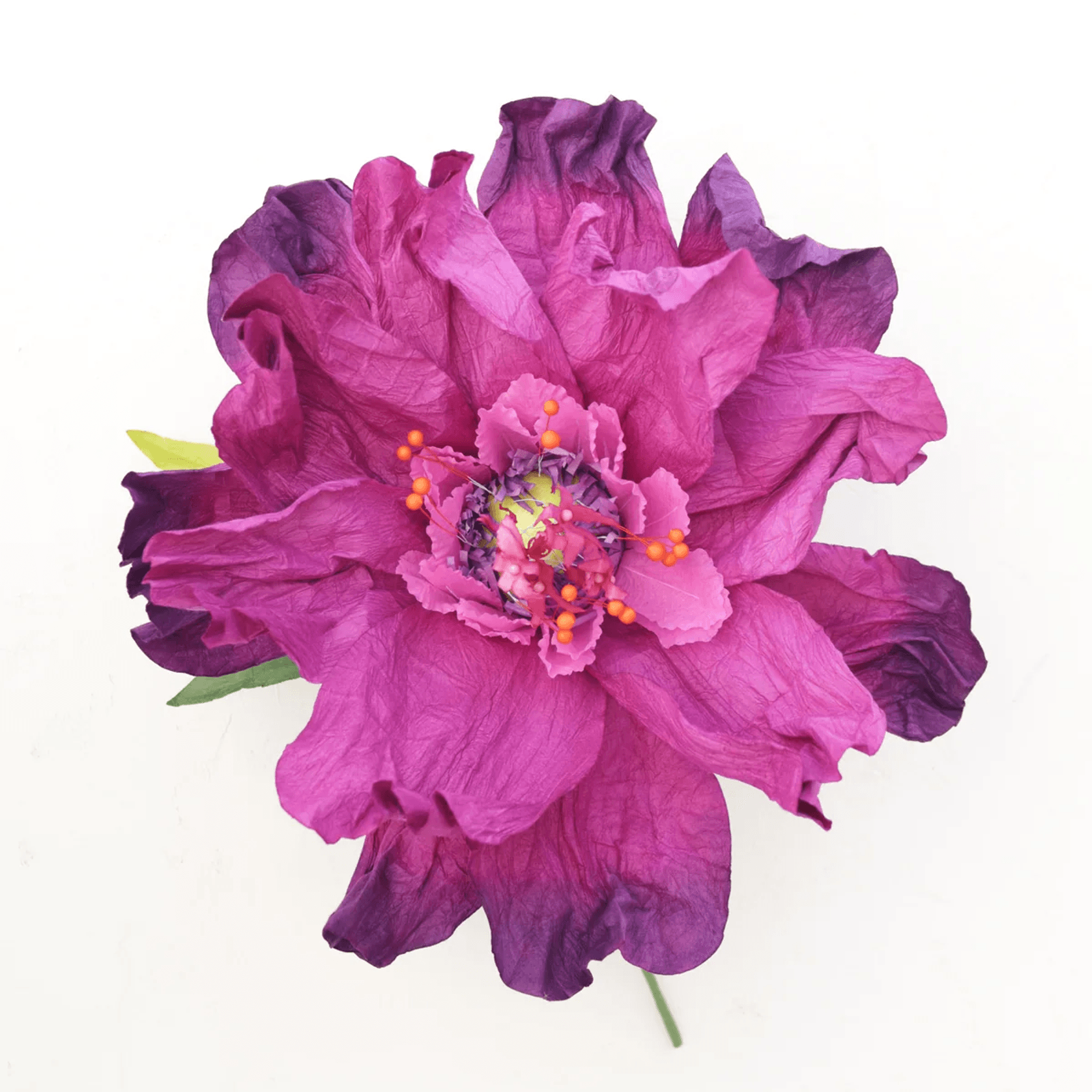 Two Toned Crepe Paper Flower gallery detail image