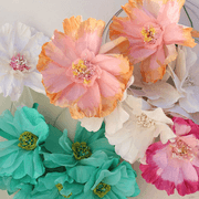 Two Toned Crepe Paper Flower gallery detail image