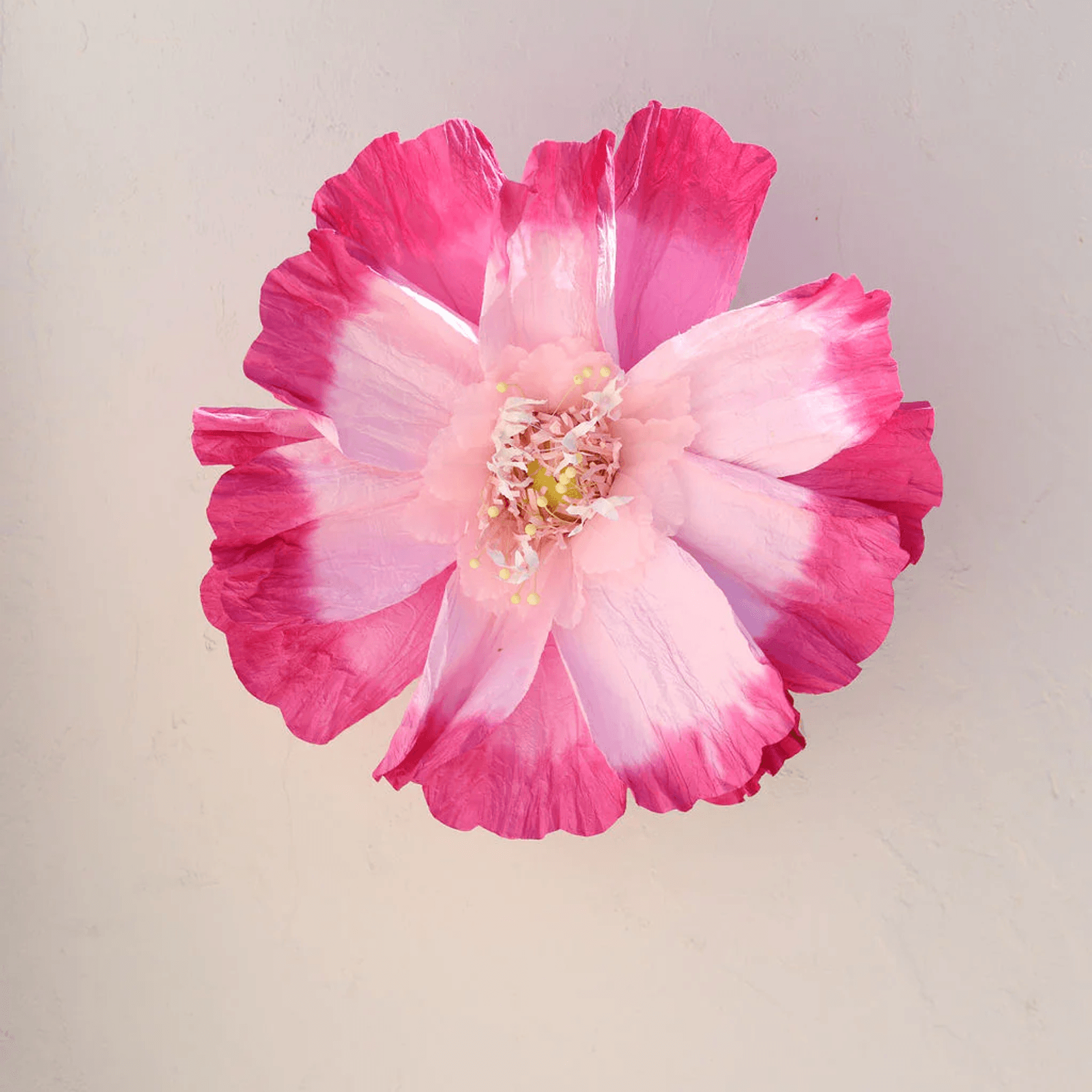 Two Toned Crepe Paper Flower gallery detail image