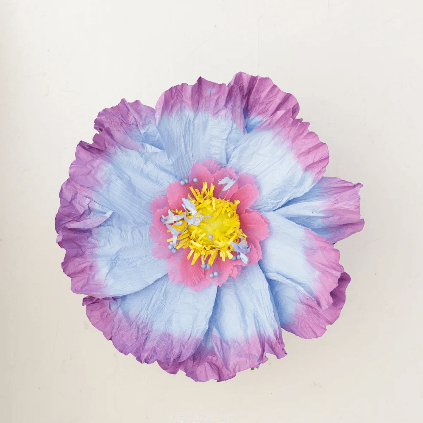Two Toned Crepe Paper Flower gallery detail image