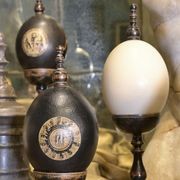 Ostrich Egg on Napoleon III Pedestal gallery detail image