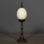 Ostrich Egg on Napoleon III Pedestal gallery detail image
