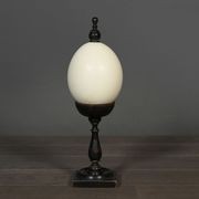 Ostrich Egg on Napoleon III Pedestal gallery detail image