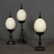 Ostrich Egg on Napoleon III Pedestal gallery detail image