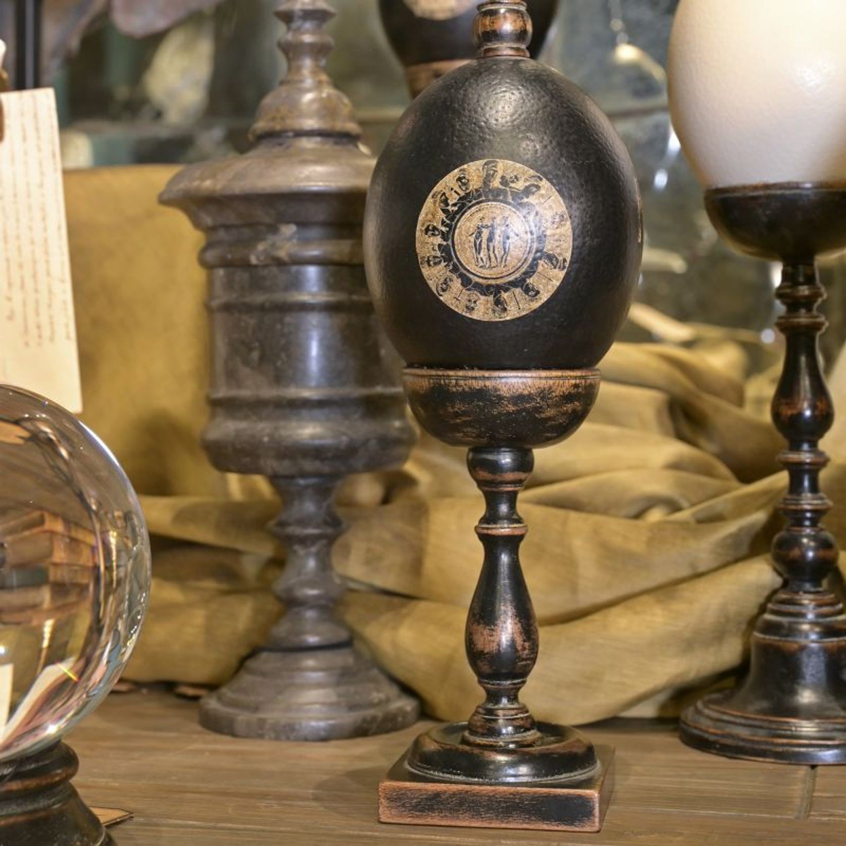 Black Ostrich Egg gallery detail image