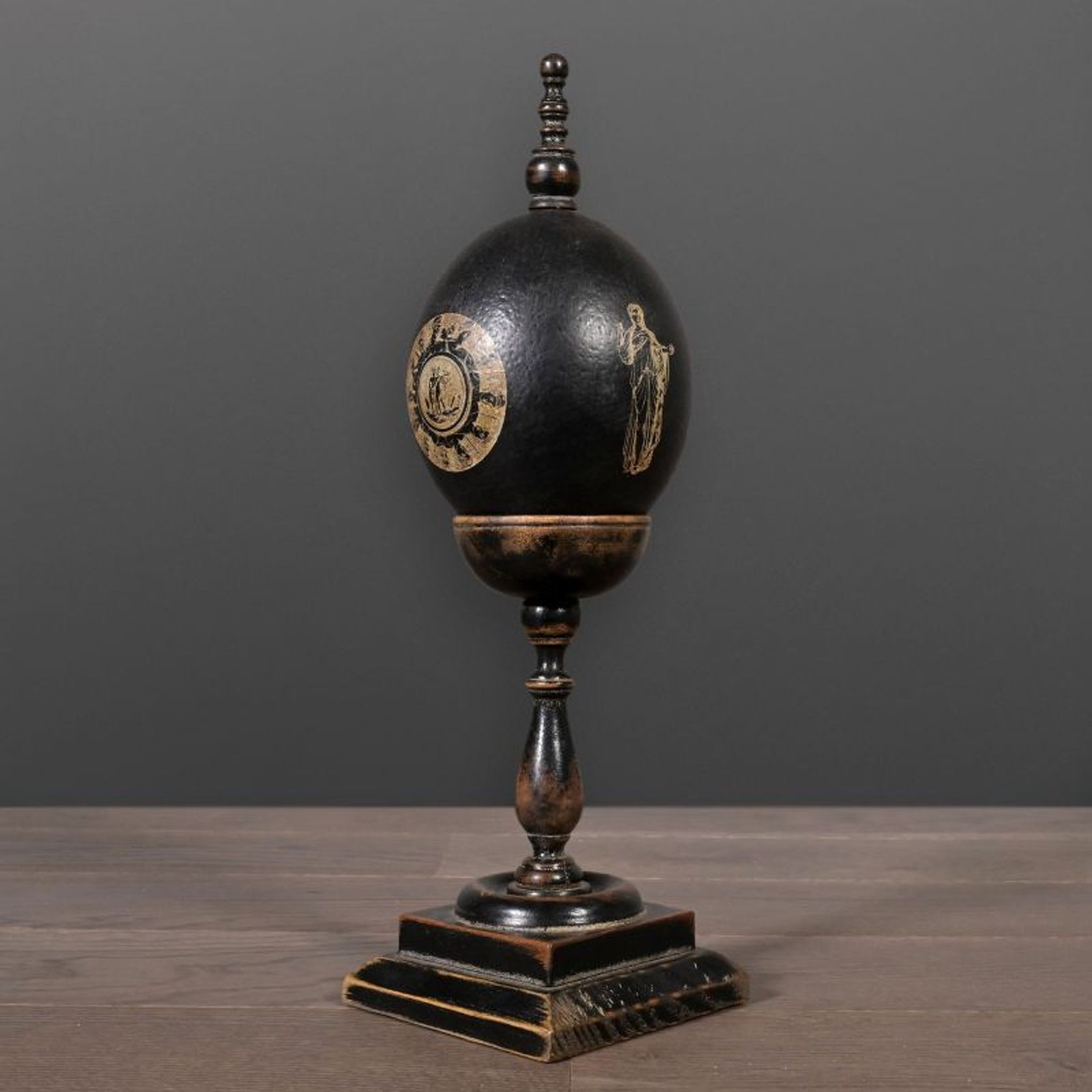 Black Ostrich Egg gallery detail image