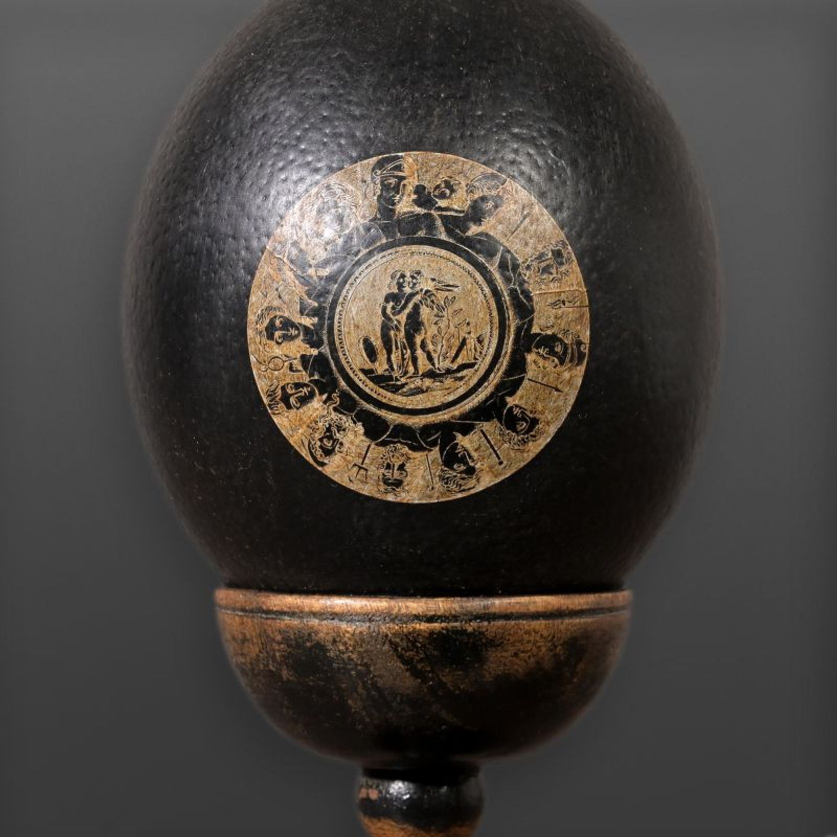 Black Ostrich Egg gallery detail image