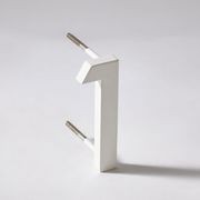 White Stainless Steel Numbers & Letters gallery detail image