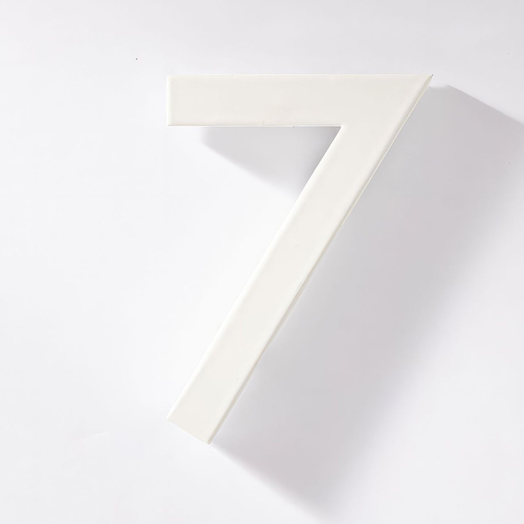 White Stainless Steel Numbers & Letters gallery detail image