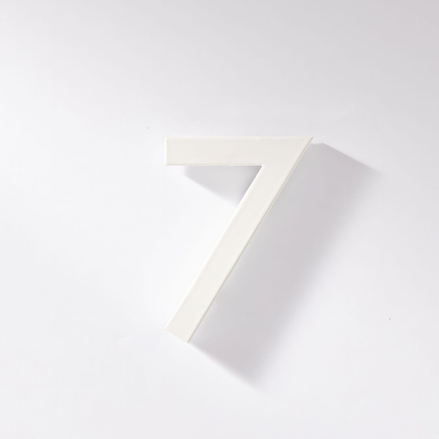 White Stainless Steel Numbers & Letters gallery detail image