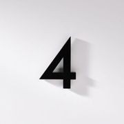 Black Stainless Steel Numbers & Letters gallery detail image