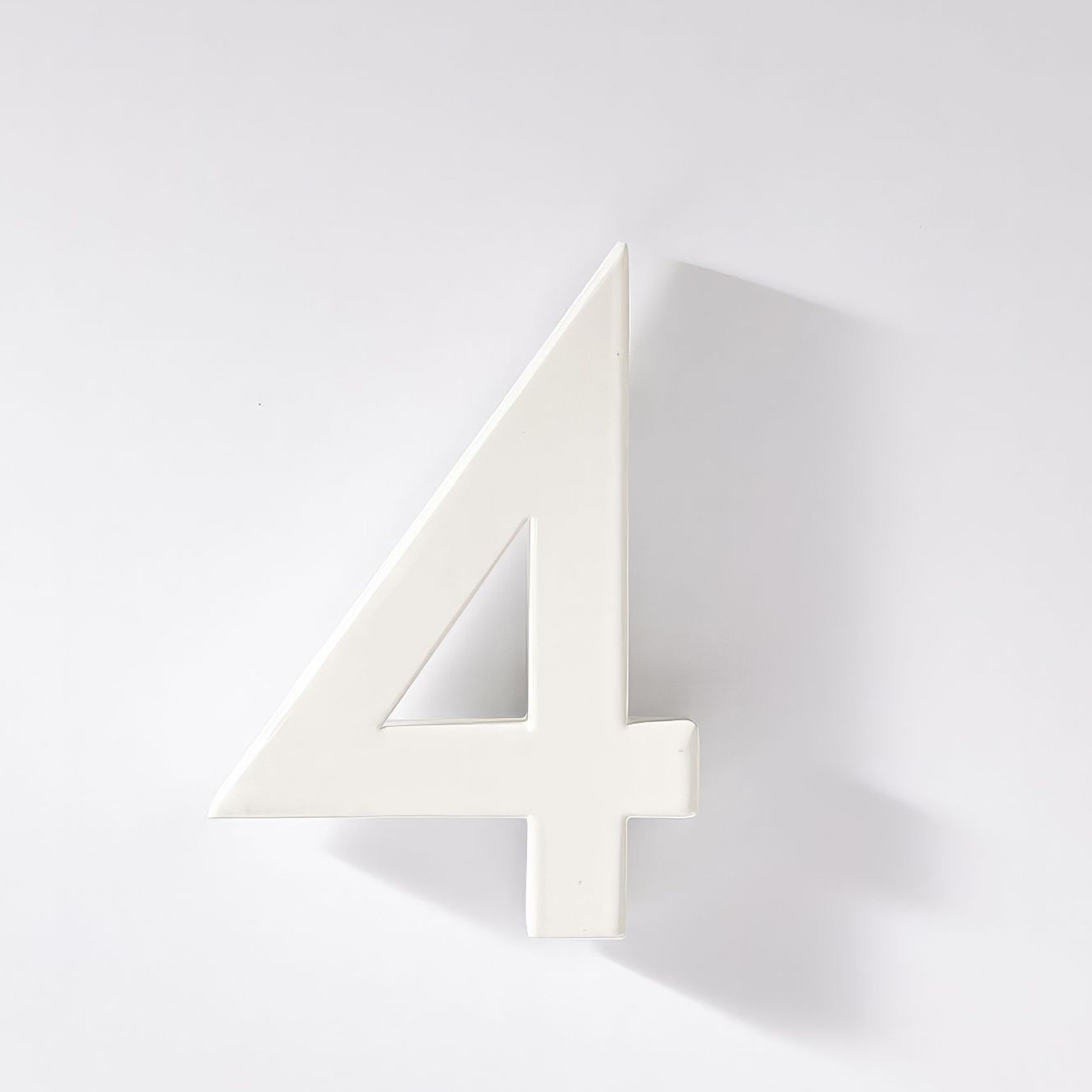 White Stainless Steel Numbers & Letters gallery detail image