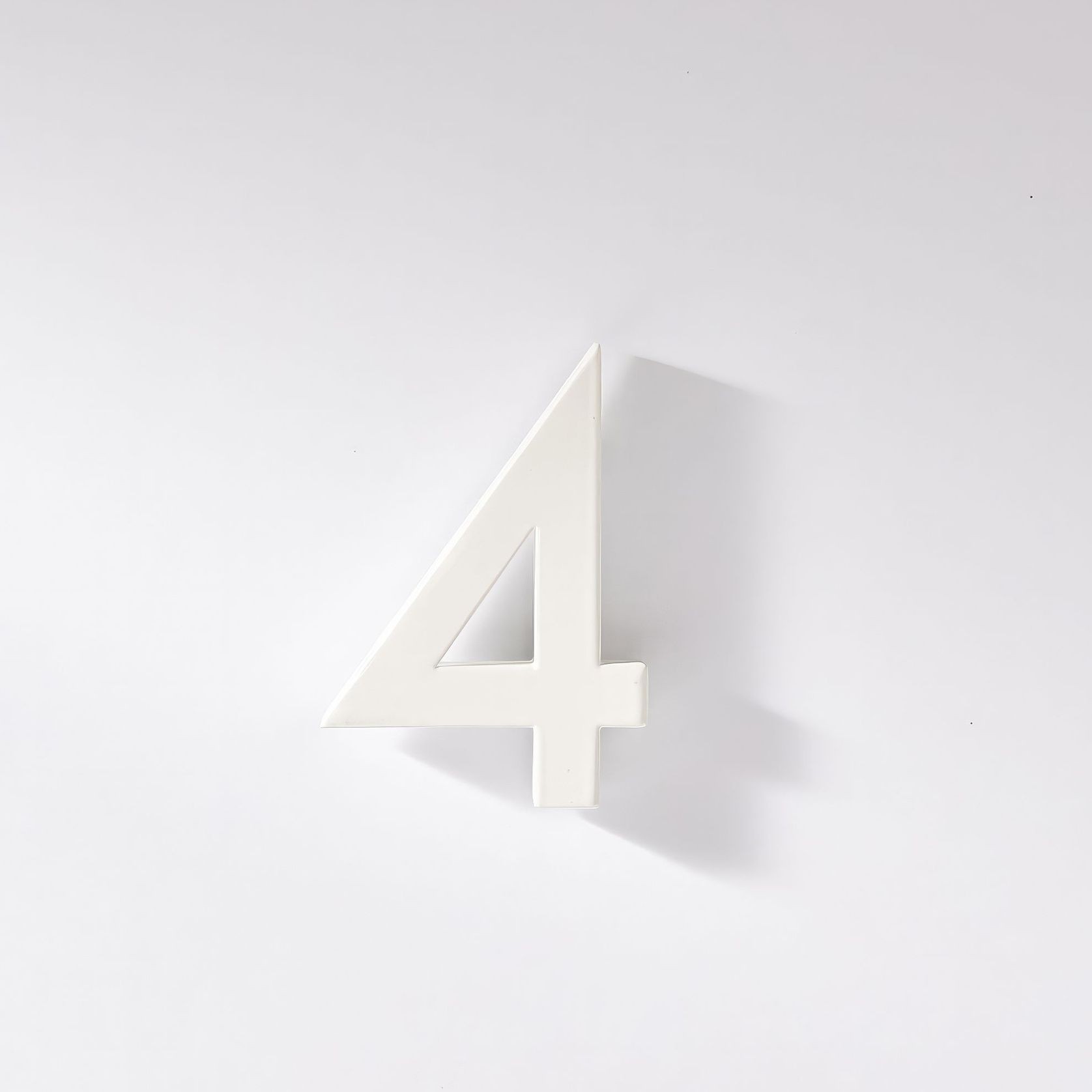 White Stainless Steel Numbers & Letters gallery detail image