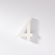 White Stainless Steel Numbers & Letters gallery detail image