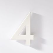 White Stainless Steel Numbers & Letters gallery detail image