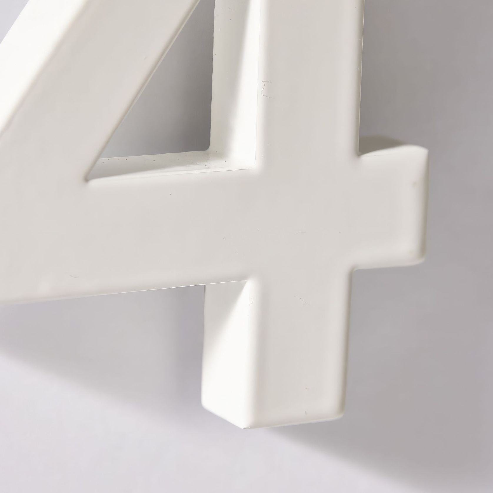 White Stainless Steel Numbers & Letters gallery detail image