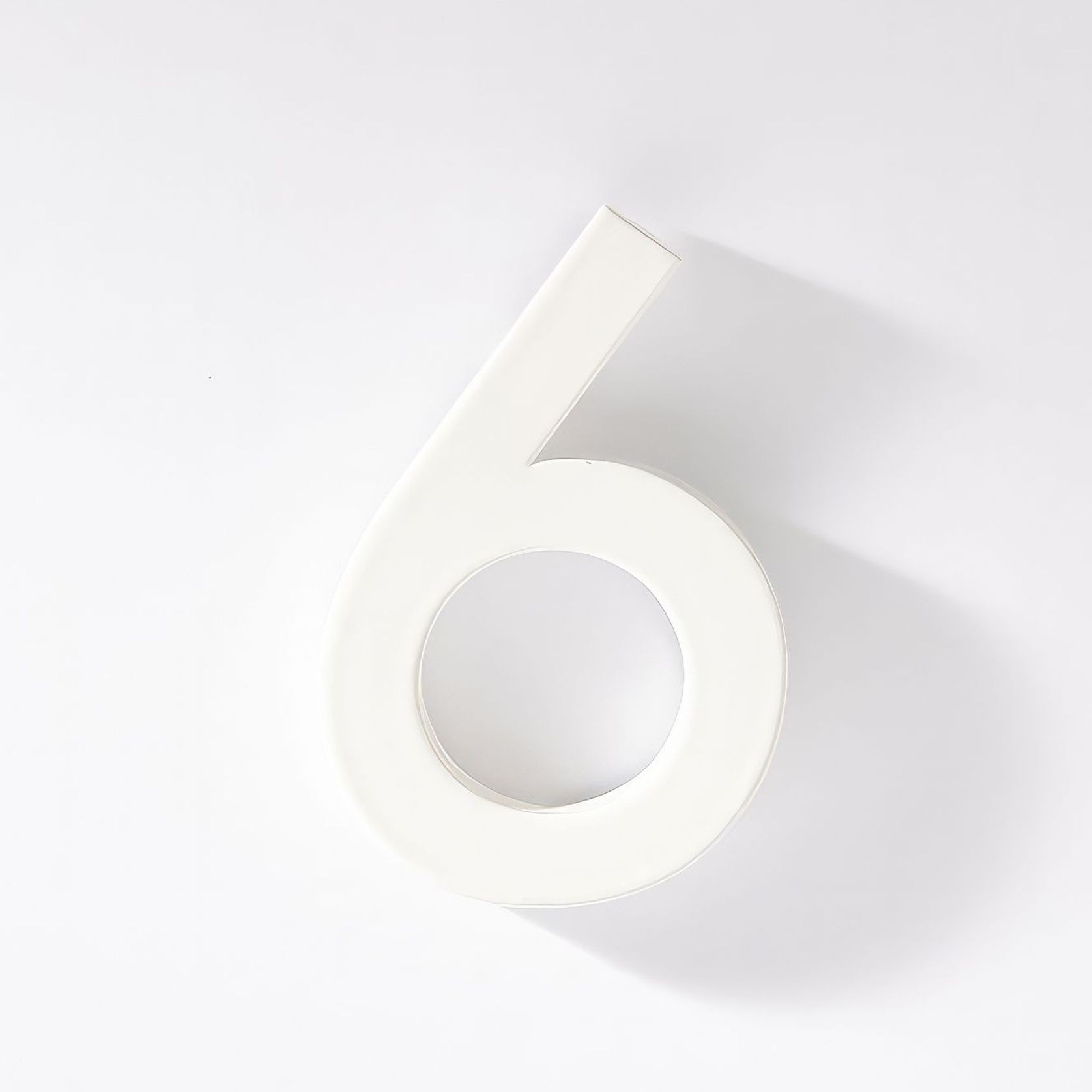 White Stainless Steel Numbers & Letters gallery detail image