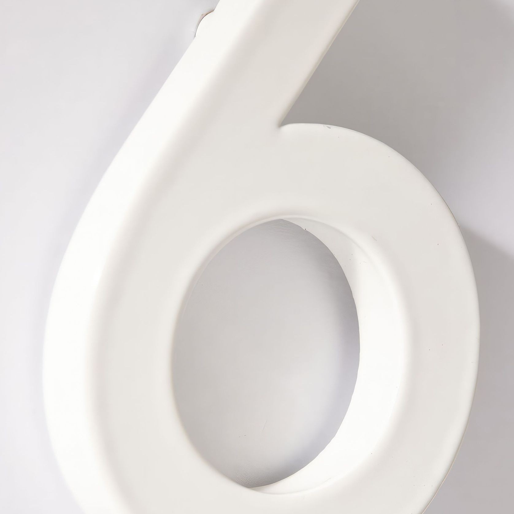 White Stainless Steel Numbers & Letters gallery detail image