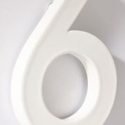 White Stainless Steel Numbers & Letters gallery detail image