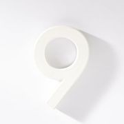 White Stainless Steel Numbers & Letters gallery detail image