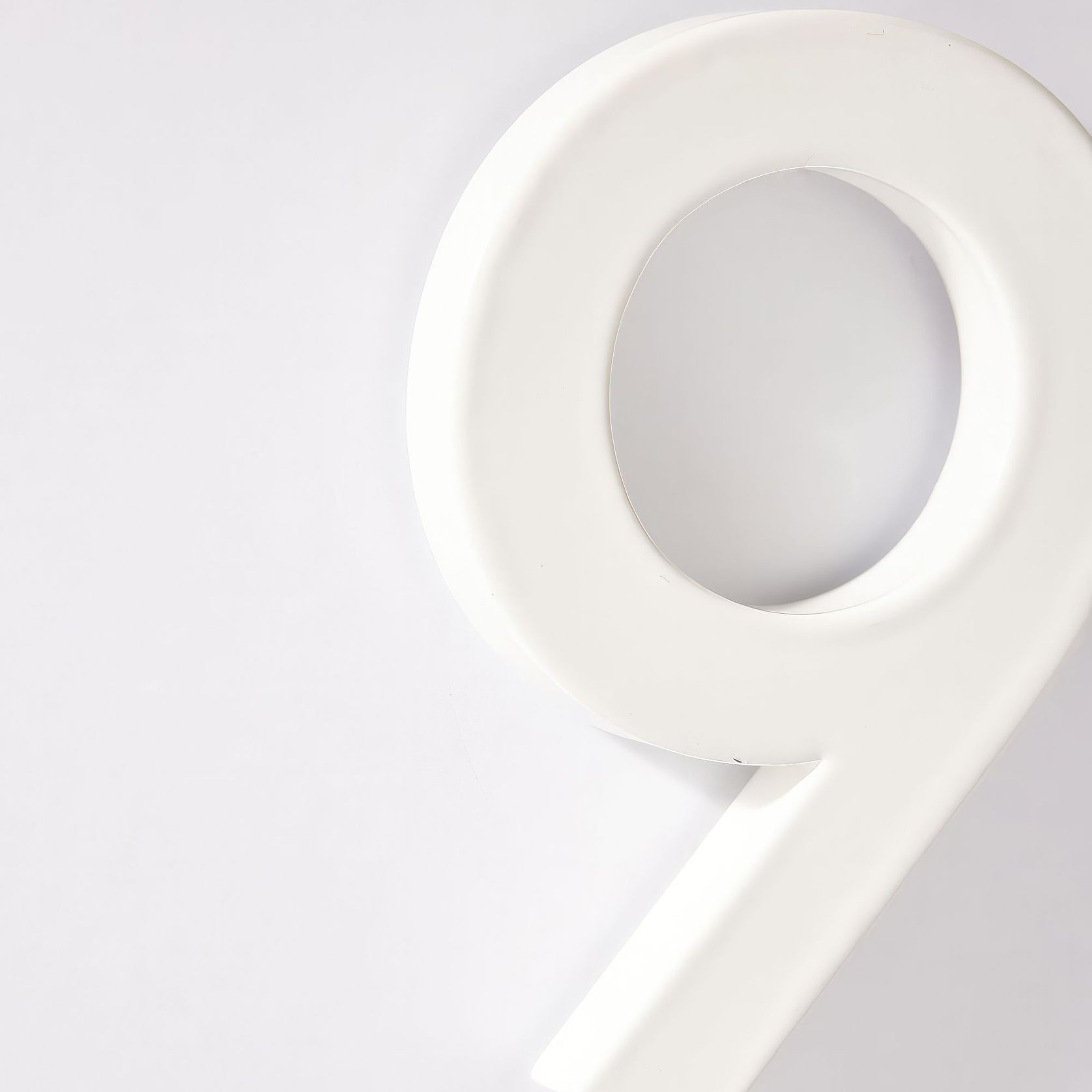White Stainless Steel Numbers & Letters gallery detail image