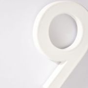 White Stainless Steel Numbers & Letters gallery detail image