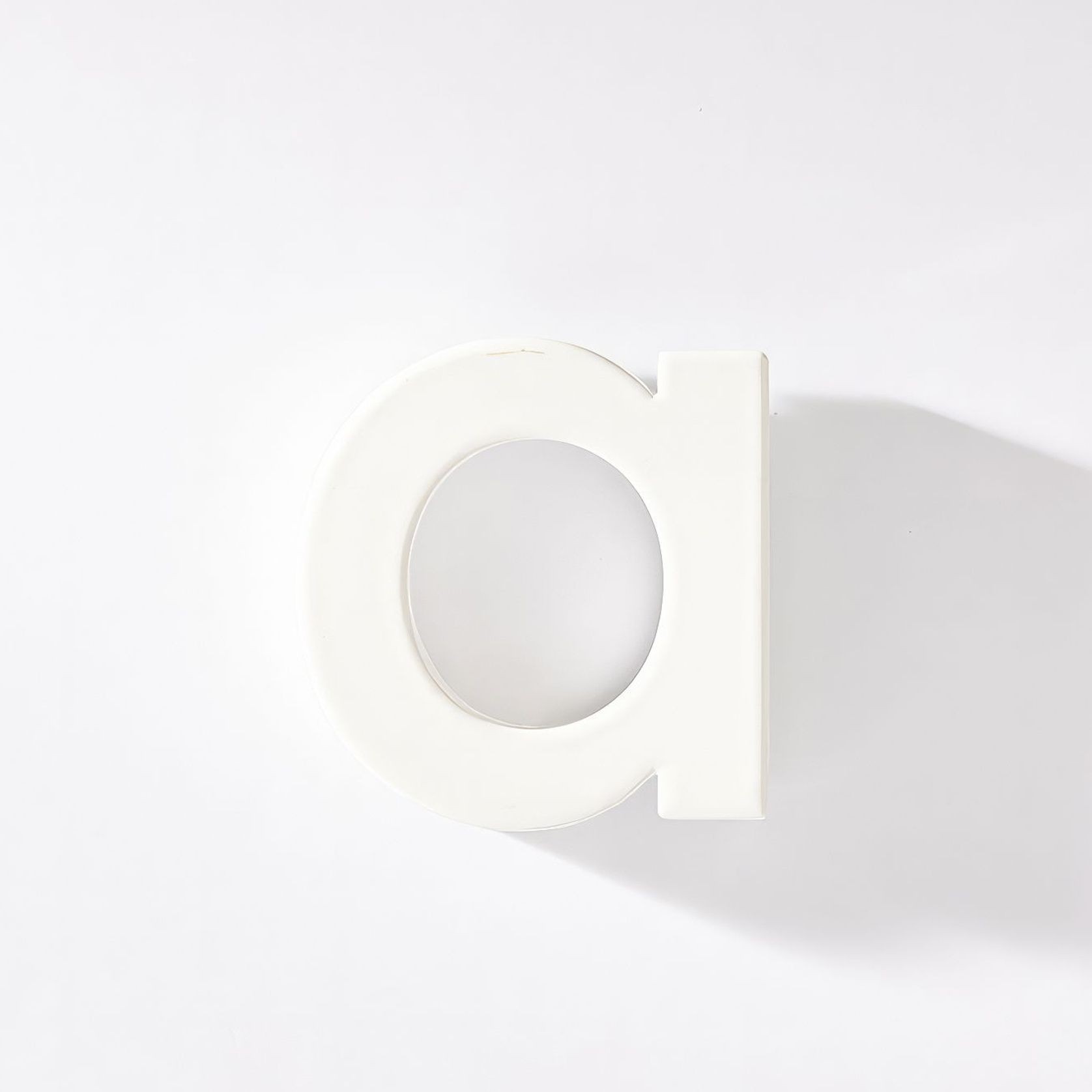 White Stainless Steel Numbers & Letters gallery detail image