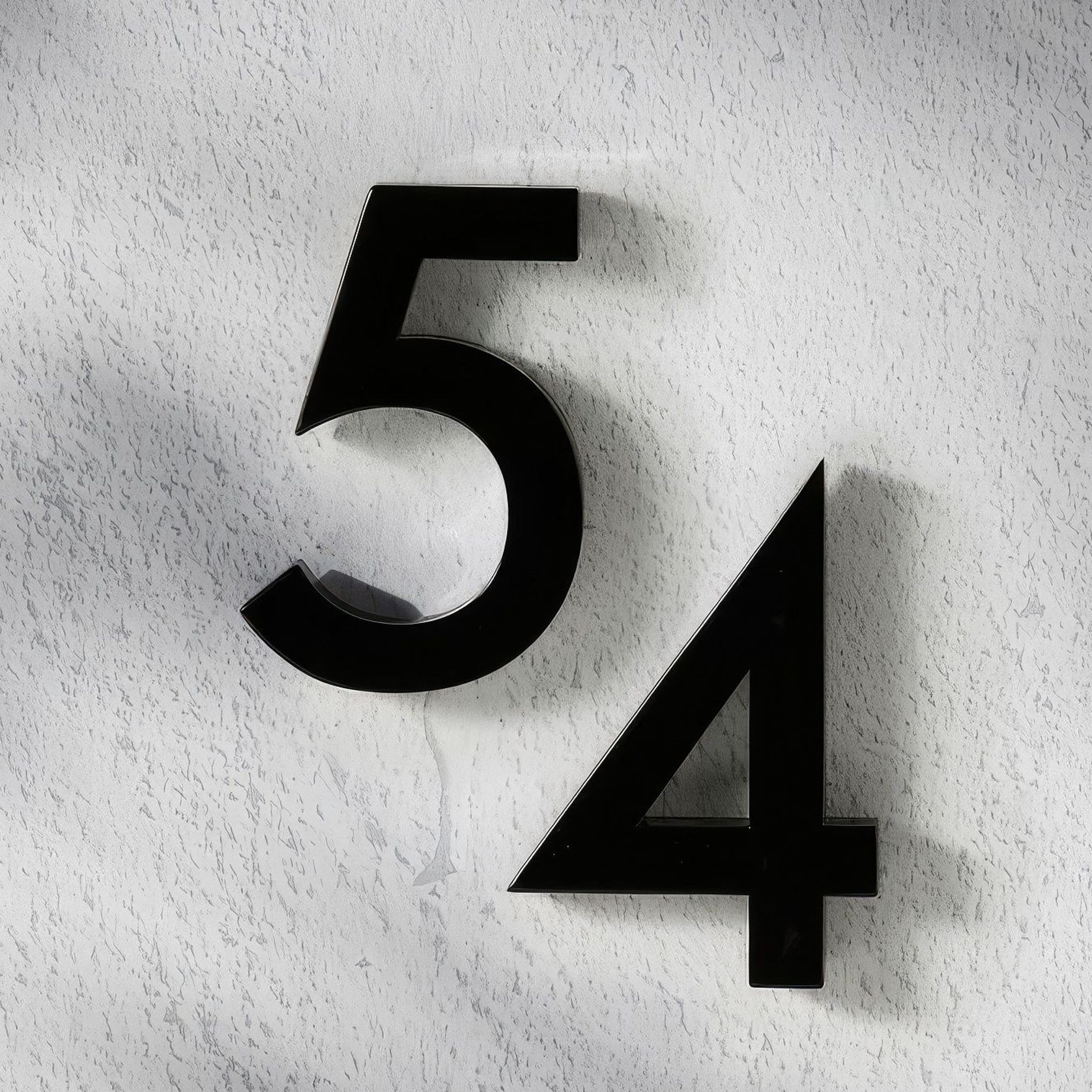 Black Stainless Steel Numbers & Letters gallery detail image