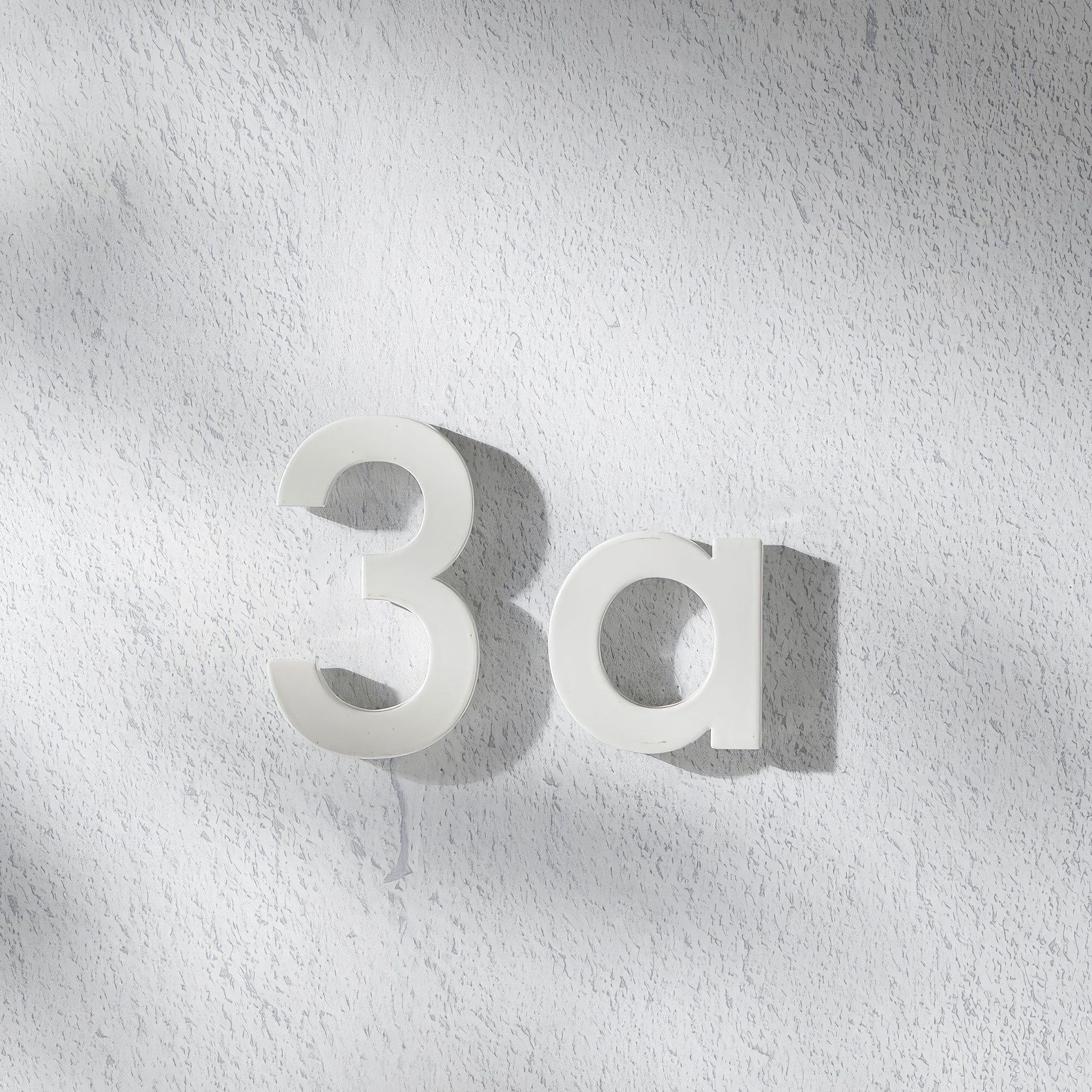 White Stainless Steel Numbers & Letters gallery detail image