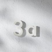 White Stainless Steel Numbers & Letters gallery detail image