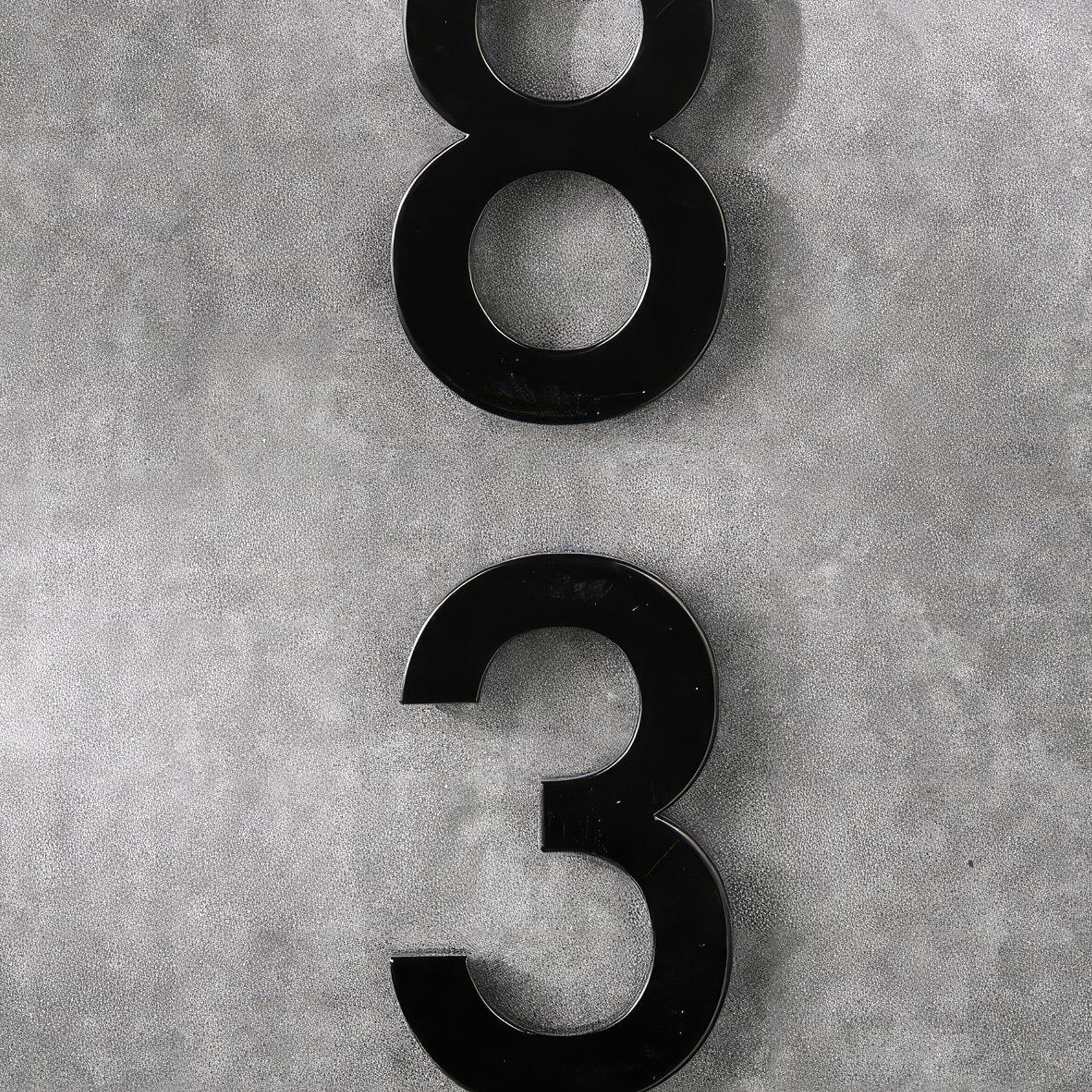 Black Stainless Steel Numbers & Letters gallery detail image