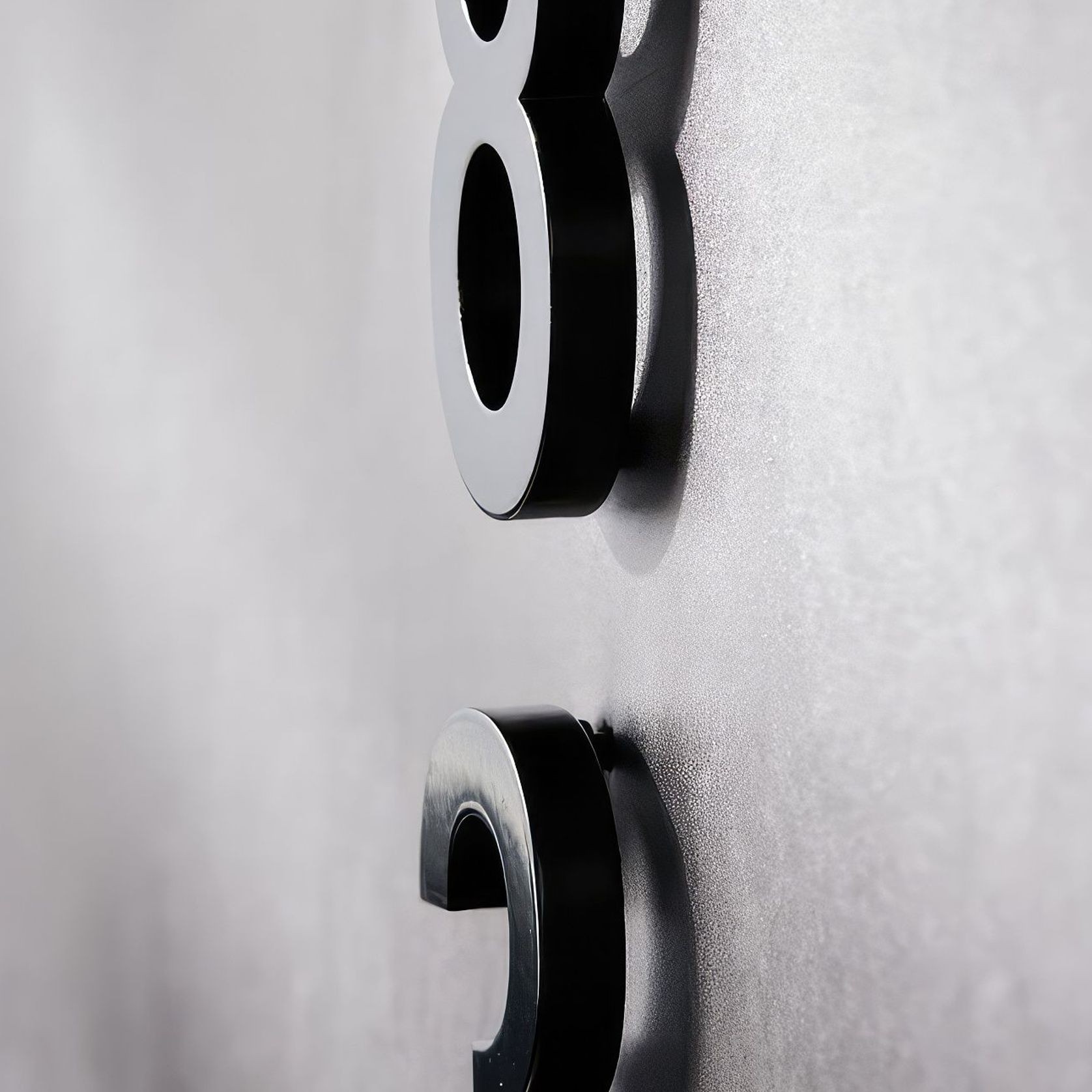 Black Stainless Steel Numbers & Letters gallery detail image