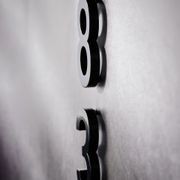 Black Stainless Steel Numbers & Letters gallery detail image