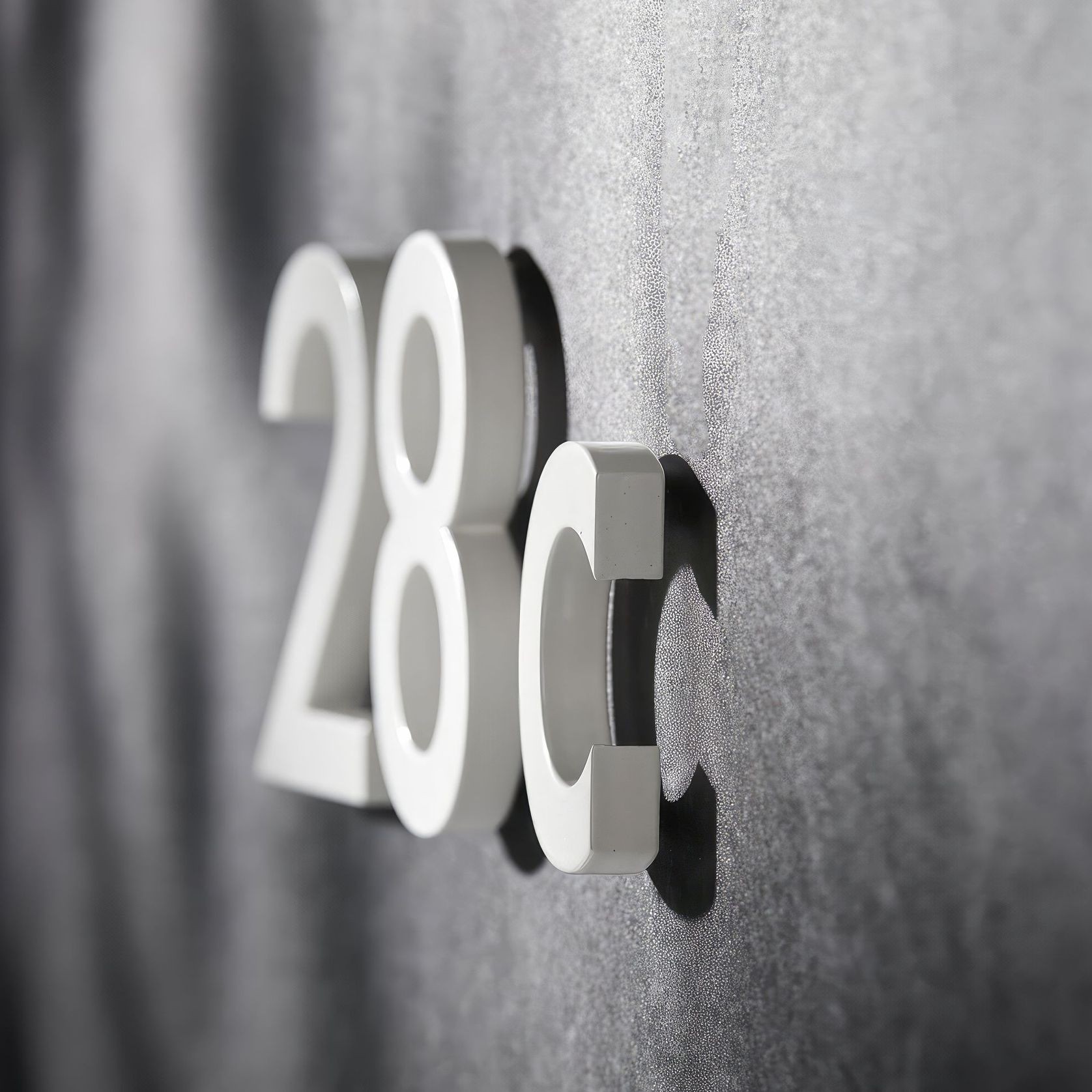 White Stainless Steel Numbers & Letters gallery detail image